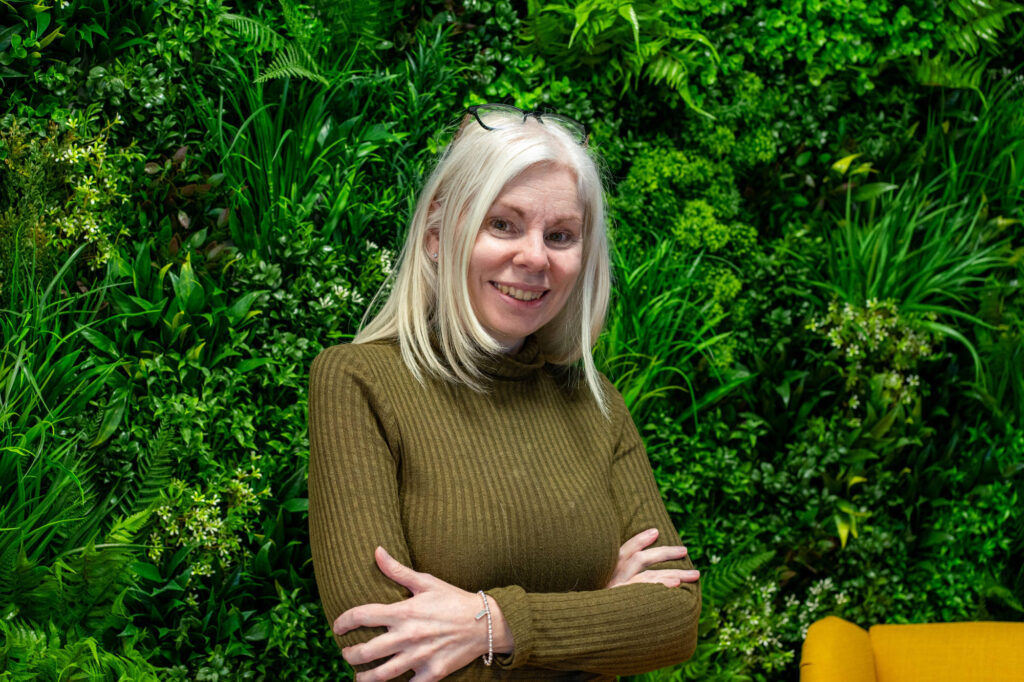 A photograph of Sheryl Newman, CEO of Appetite.